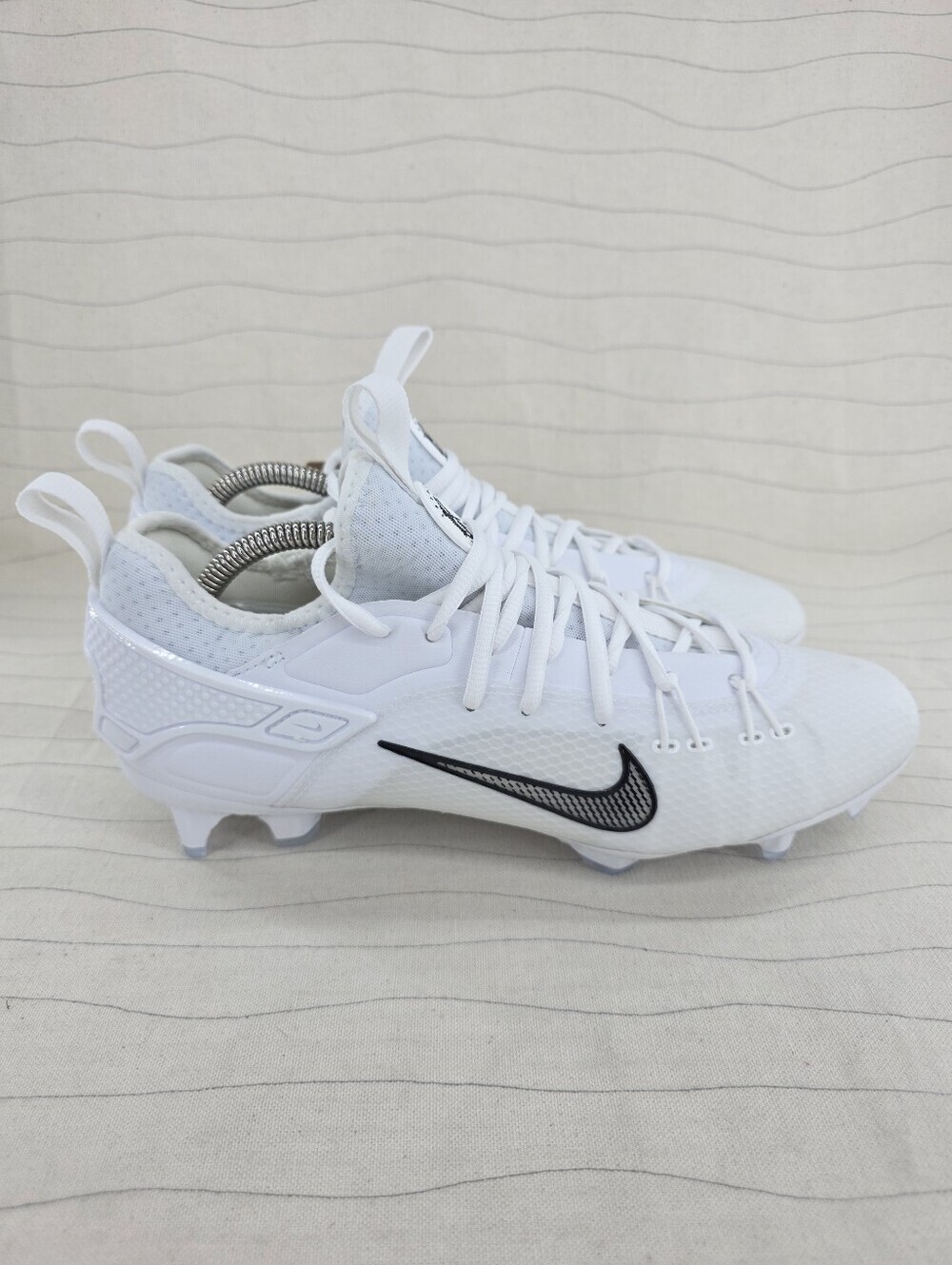 Nike Mens LAX Lacrosse Cleats Huarache 9 Elite Low LAX White FD0089-101 Size 8